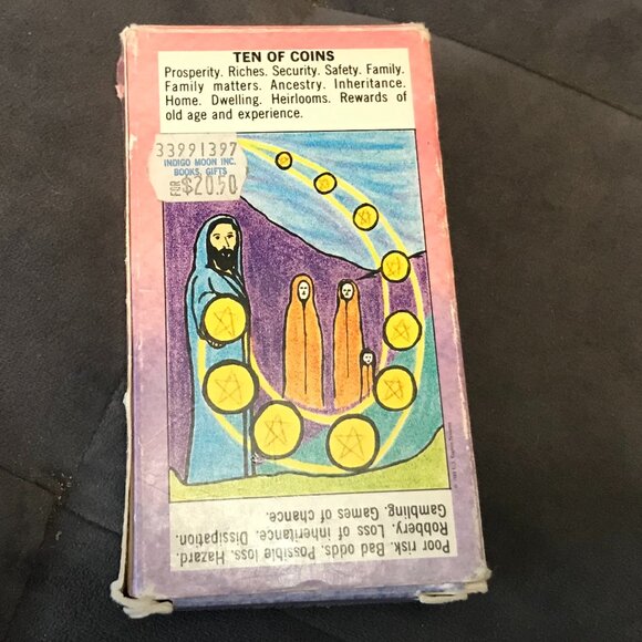 Starter Tarot Deck Vintage 1988 US Games Beginner Tarot - Picture 2 of 11